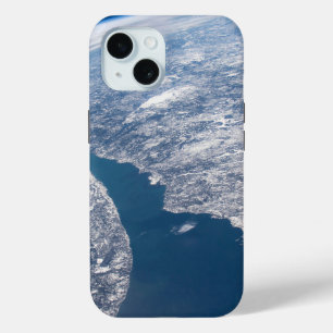 Funda Para iPhone 15 Cráter Manicouagan Y El Río St. Lawrence