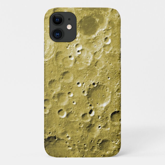 Funda De Case-Mate Para iPhone Cráteres en la luna (Reverso)