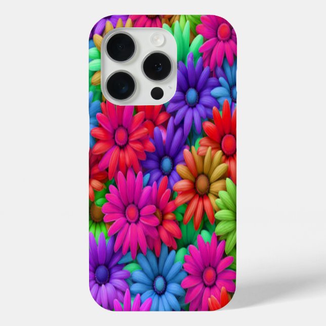 Funda De Case-Mate Para iPhone Crazy Daisy #13 - Casos de iPhone (Reverso )