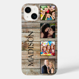 Funda Para iPhone 14 De Case-Mate Crea tu Collage de fotos Personalizado Rustic Farm