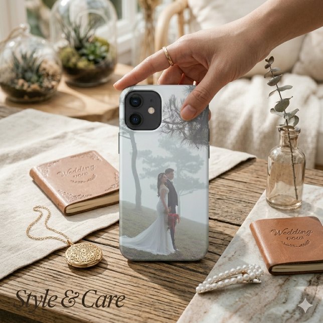 Funda De Case-Mate Para iPhone Crea Tu Propia Foto (Create Your Own Photo iPhone 12 Case)
