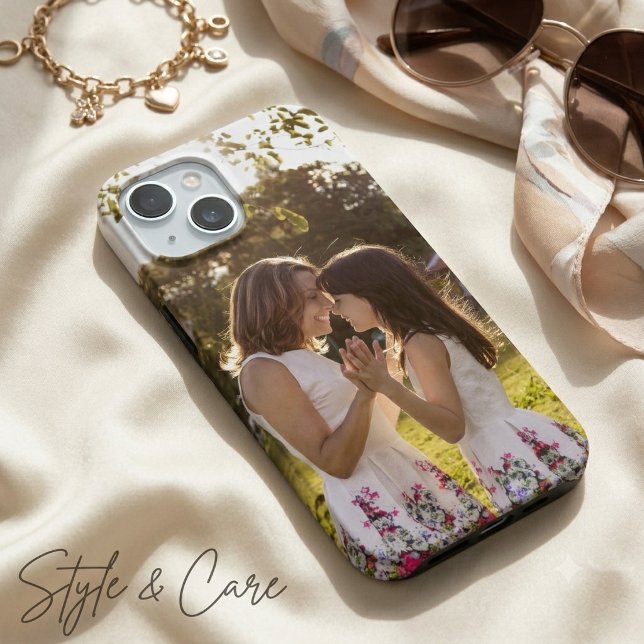 Funda De Case-Mate Para iPhone Crea Tu Propia Foto (Create Your Own Photo iPhone 15 Case)