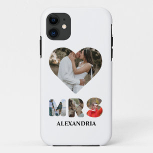 Funda Para iPhone 11 Crea tu propia pareja de fotos de Mr. y Mrs.