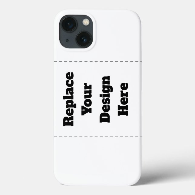 Funda De Case-Mate Para iPhone Crea tu propio blanco  (Reverso)