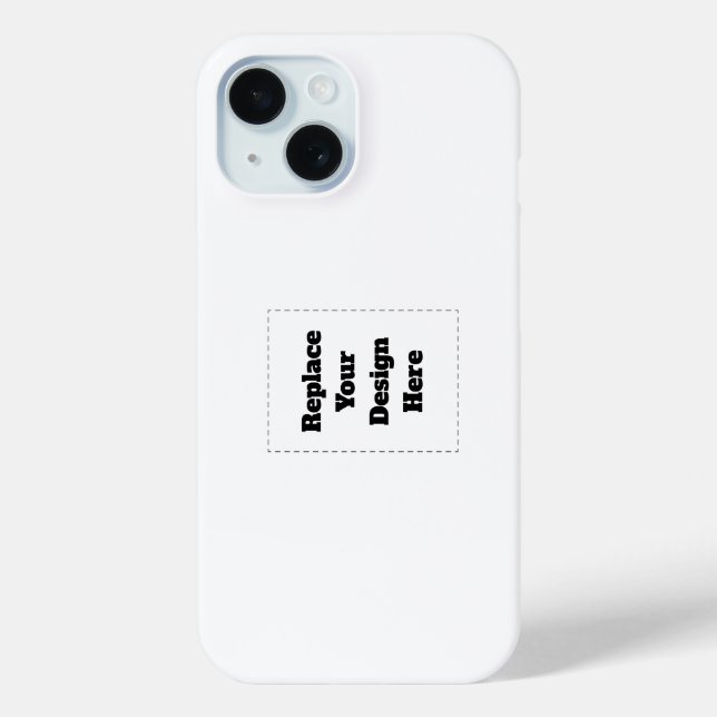 Funda De Case-Mate Para iPhone Crea tu propio blanco  (Reverso )