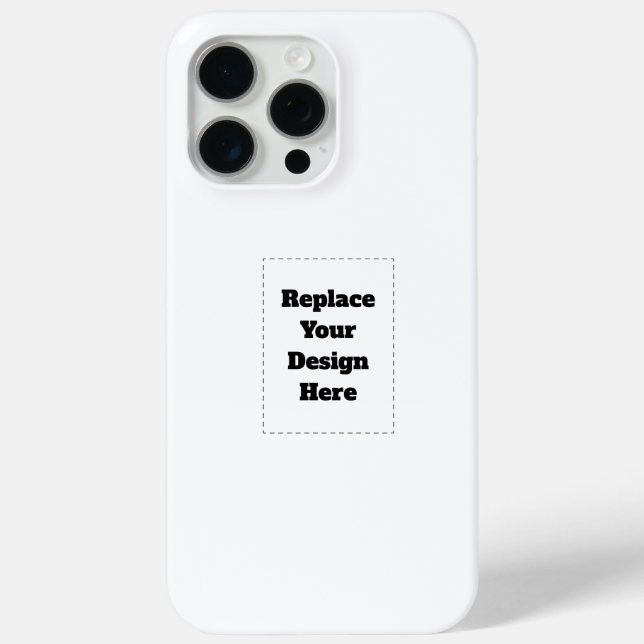 Funda De Case-Mate Para iPhone Crea tu propio blanco (Reverso )