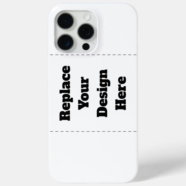 Funda De Case-Mate Para iPhone Crea tu propio blanco  (Reverso )