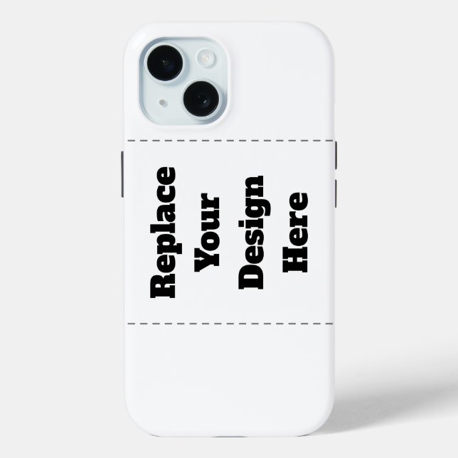 Funda De Case-Mate Para iPhone Crea tu propio blanco (Reverso )