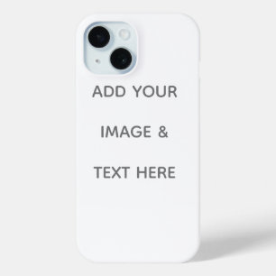 Funda Para iPhone 15 Crea tu propio blanco