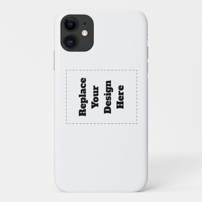 Funda De Case-Mate Para iPhone Crea tu propio blanco  (Reverso)