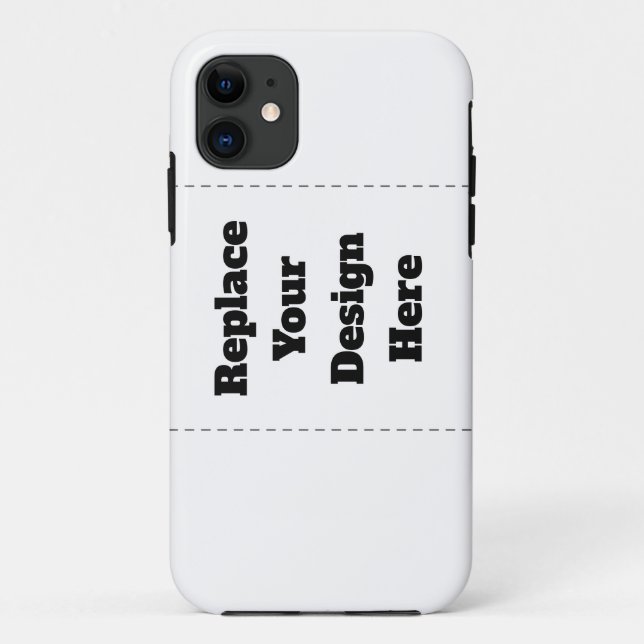 Funda De Case-Mate Para iPhone Crea tu propio blanco  (Reverso)