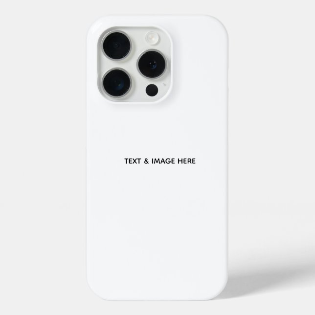 Funda De Case-Mate Para iPhone Crea tu propio blanco (Reverso )