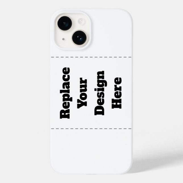 Funda De Case-Mate Para iPhone Crea tu propio blanco (Reverso )