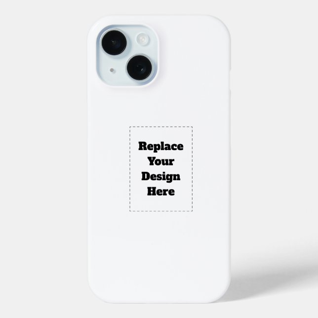 Funda De Case-Mate Para iPhone Crea tu propio blanco  (Reverso )