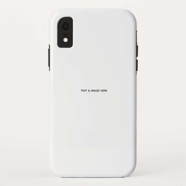 Funda De Case-Mate Para iPhone Crea tu propio blanco (Reverso)
