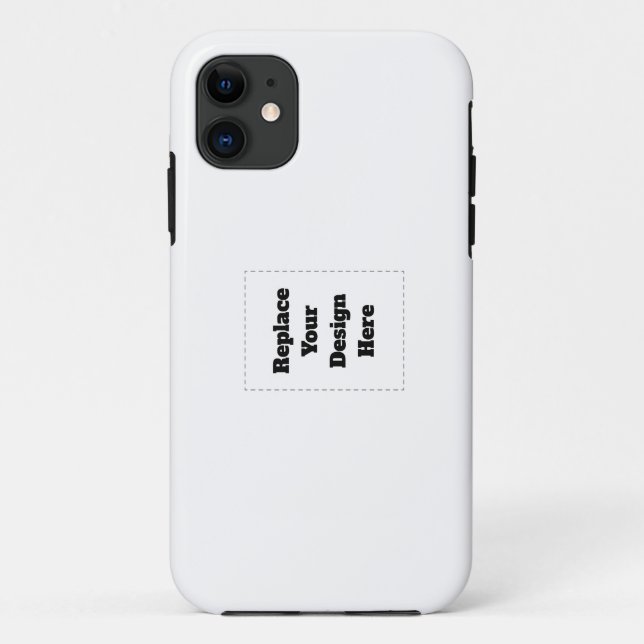 Funda De Case-Mate Para iPhone Crea tu propio blanco  (Reverso)