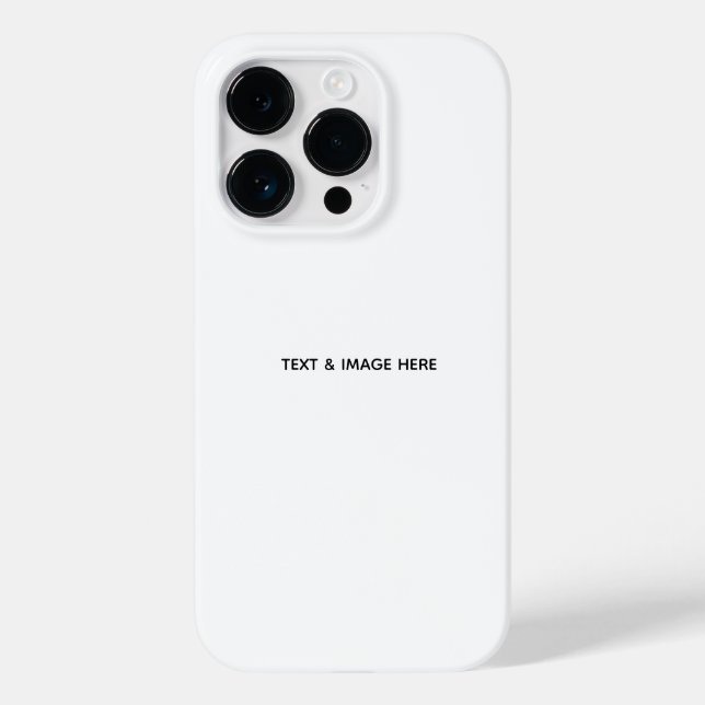 Funda De Case-Mate Para iPhone Crea tu propio blanco (Reverso )