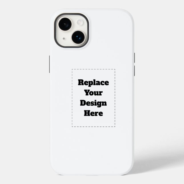 Funda De Case-Mate Para iPhone Crea tu propio blanco  (Reverso )