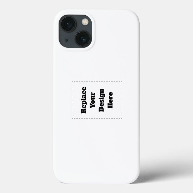Funda De Case-Mate Para iPhone Crea tu propio blanco  (Reverso)