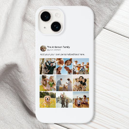 Funda Para iPhone 14 De Case-Mate Crea tu propio Collage de fotos de medios sociales