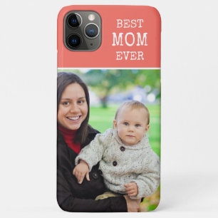 Funda Para iPhone 11 Pro Max Crea tu propio Coral de fotos de mejor mamá de to