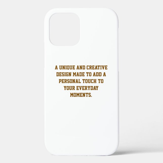 Funda De Case-Mate Para iPhone Crea Tu Propio Funda Resistente para iPhone 12 (Reverso )