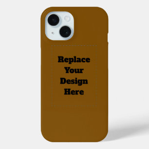 Funda Para iPhone 15 Crea tu propio marrón