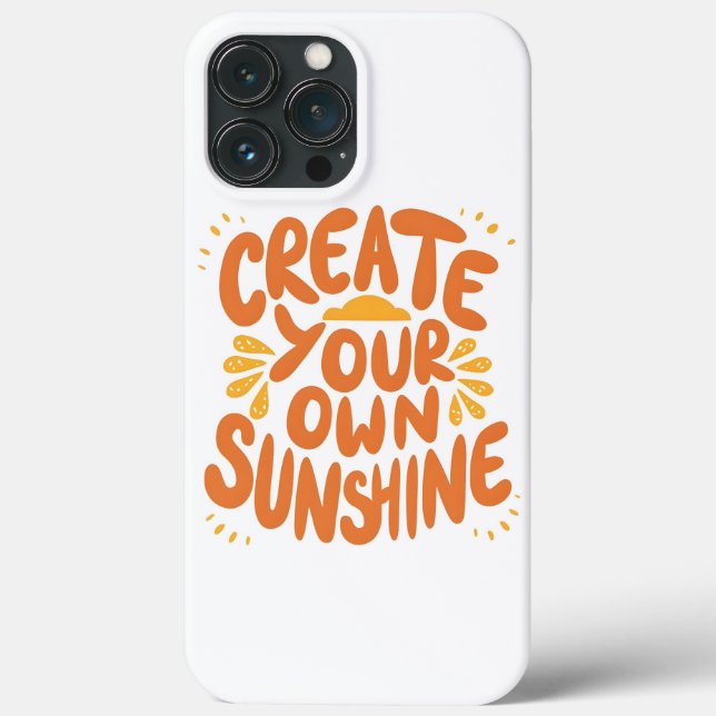 Funda De Case-Mate Para iPhone Crea tu propio sol (Reverso )