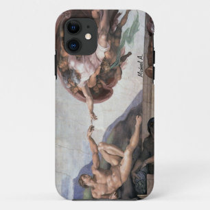 Funda Para iPhone 11 Creación del arte de la capilla de Adán Cistine