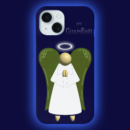 Funda Para iPhone 15 Cream Guardian Angel