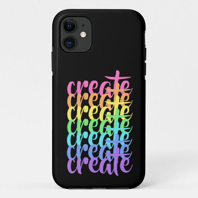 Funda De Case-Mate Para iPhone "Crear" Funda de iPhone arcoiris 11 (Reverso)