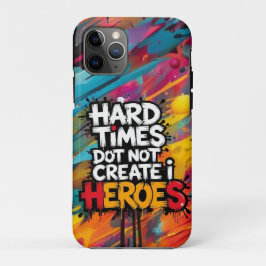 Funda Para iPhone 11 Pro Crear héroes tipográficos con gradiente vibrante