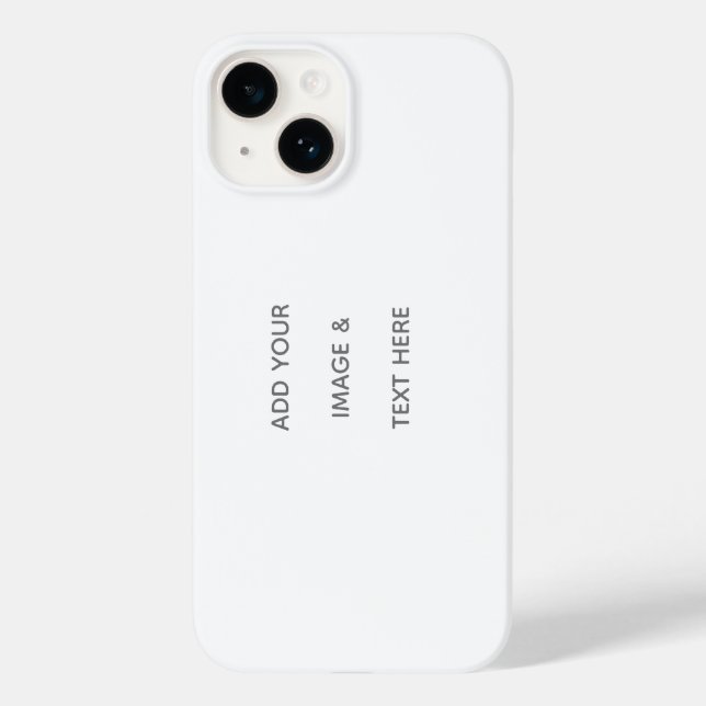 Funda De Case-Mate Para iPhone Create Your Own white  (Reverso )