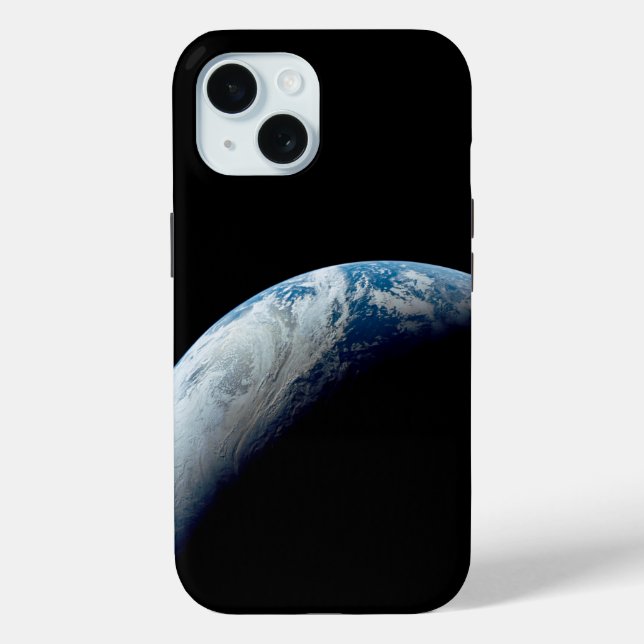 Funda De Case-Mate Para iPhone Creciente Tierra Tomada De La Misión Apolo 4. (Reverso )