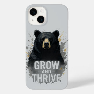 Funda Para iPhone 14 De Case-Mate Crecimiento majestuoso Arte de oso negro