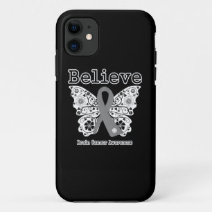 Funda Para iPhone 11 Cree - Mariposa de cáncer cerebral