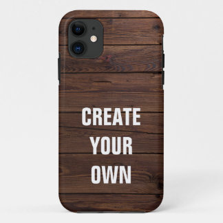 Funda Para iPhone 11 Cree su propia mirada de madera del piso