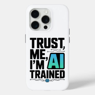 Funda Para iPhone 15 Pro Créeme, soy un humor de aprendizaje de máquinas en