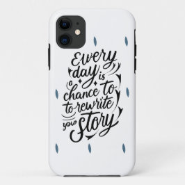 Funda Para iPhone 11 Creencia motivadora en el diseño de tu propio mens