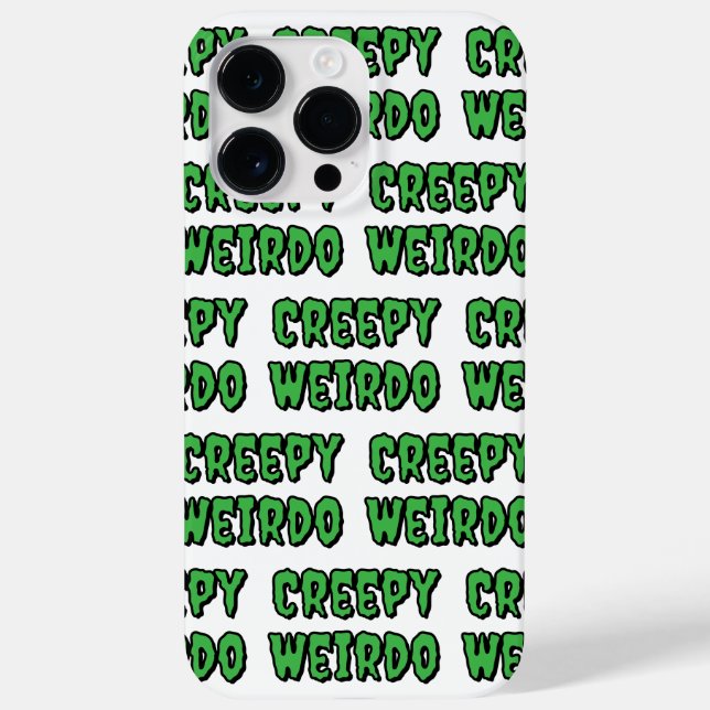 Funda De Case-Mate Para iPhone Creepy Weirdo (Reverso)
