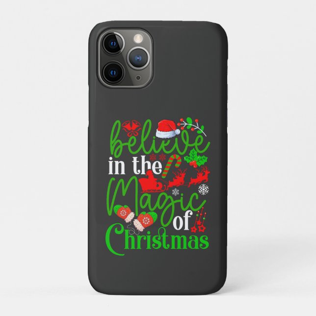 Funda De Case-Mate Para iPhone Creer En La Magia De Los Navidades-82307 (Reverso)