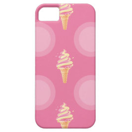 Funda Para iPhone 11 crema de helado rosa