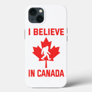 Funda Para iPhone 13 Creo en Canadá - Bigfoot divertido