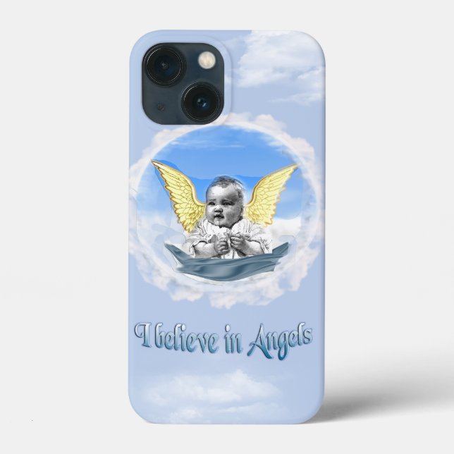 Funda De Case-Mate Para iPhone Creo en los ángeles (Reverso )