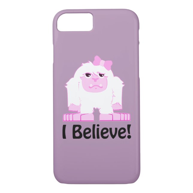 Funda De Case-Mate Para iPhone Creo que el Personalizado Chica Yeti (Reverso)