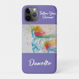 Funda Para iPhone 11 Pro Creo Que En Unicornios El Arcoiris Sigue Tus Sueño