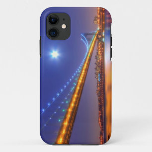 Funda Para iPhone 11 Crepúsculo, George Washington BridgePalisades, NJ