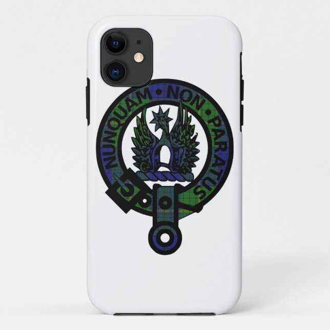 Funda De Case-Mate Para iPhone Crest del Clan Johnstone (Reverso)