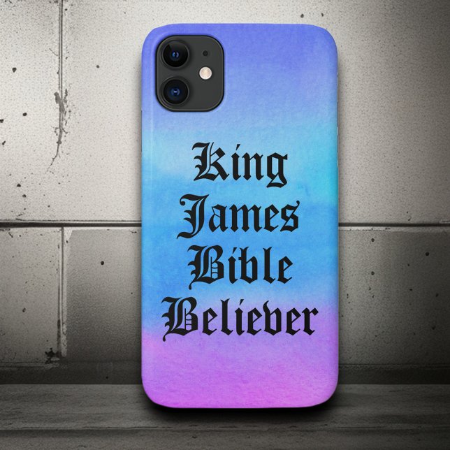 Funda De Case-Mate Para iPhone Creyente de la Biblia del Rey James, Ombre (Subido por el creador)