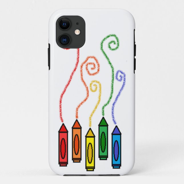 Funda De Case-Mate Para iPhone Creyón (Reverso)
